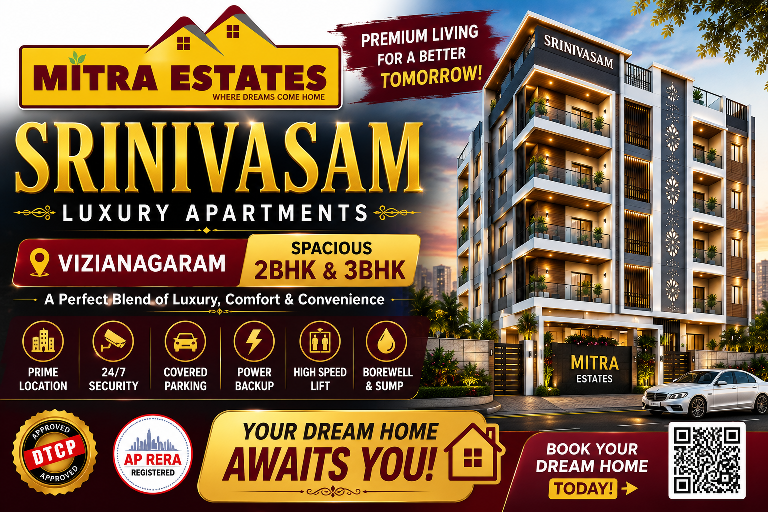 SRINIVASAM Luxury Apartments @ Vizianagaram
